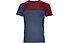 Ortovox Cool Big Logo - T-Shirt trekking - uomo, Blue/Red