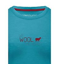 Ortovox Cool World - T-shirt trekking - donna, Aqua