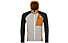 Ortovox Fleece GP Classic Knit Hoody - Fleecejacke - Herren, Grey/Black/Orange