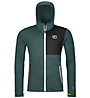 Ortovox Fleece Hoody - felpa in pile con cappuccio - uomo, Dark Green/Black