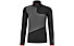 Ortovox Fleece Light Zip W - felpa in pile - donna, Black/Dark Grey