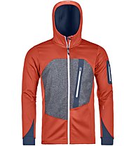 Ortovox Fleece Loden - giacca con cappuccio - uomo, Orange