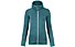 Ortovox Fleece Melange - giacca con cappuccio sci alpinismo - donna, Light Blue