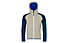 Ortovox Fleece Plus Classic Knit - giacca con cappuccio sci alpinismo - uomo, Grey/Blue