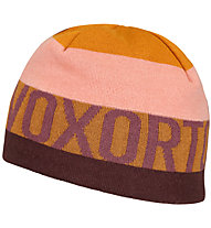 Ortovox Patchwork - berretto, Orange/Dark Red
