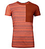 Ortovox Rock'n Wool W - maglietta tecnica - donna, Orange