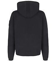 Felpa Donna Dark Ember Moonshade Con Lupo Bianco | Cotone Felpato Morbido E Caldo | Tasche Laterali E Vestibilità Regular Fit | Stampa Resistente