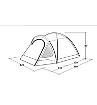 Outwell Cloud 5 - Campingzelt, Green/Beige