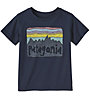 Patagonia Baby Regenerative Organic Certified Cotton Fitz Roy Skies - T-Shirt - bambino, Blue