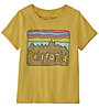 Patagonia Baby Regenerative Organic Certified Cotton Fitz Roy Skies - T-Shirt - bambino, Yellow