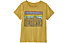 Patagonia Baby Regenerative Organic Certified Cotton Fitz Roy Skies - T-Shirt - bambino, Yellow