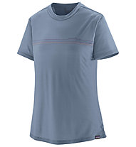 Patagonia Capilene® Cool Merino Graphic - T-shirt - donna, Light Blue/Grey