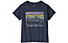 Patagonia Fitz Roy Skies Organic Cotton - T-shirt - bambino, Blue