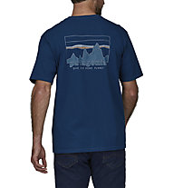 Patagonia M's '73 Skyline Organic T-Shirt - Herren, Blue