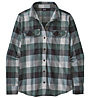 Patagonia Organic Cotton Midweight Fjord Flannel - camicia a maniche lunghe - donna, Green
