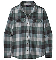 Patagonia Organic Cotton Midweight Fjord Flannel - camicia maniche lunghe - donna, Green