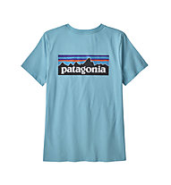 Patagonia P-6 Logo Organic Crew - T-shirt - donna, Blue