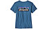 Patagonia P-6 Logo Organic Crew - T-shirt - donna, Light Blue