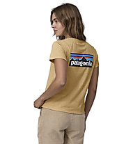 Patagonia P-6 Logo Responsibili-Tee - T-shirt - donna, Light Yellow