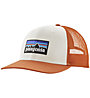 Patagonia P-6 Logo Trucker - Schirmmütze, White/Red