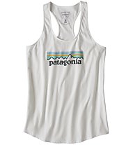 Patagonia Pastel P-6 Logo Organic - Trägershirt Klettern - Damen, White