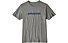Patagonia Text Logo Organic - T-Shirt Trekking - Herren, Grey