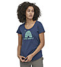 Patagonia Live Simply® Hive Organic Scoop - T-shirt - donna, Blue