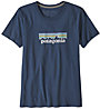 Patagonia Pastell P-6 Logo Organic Crew - T-Shirt - Damen, Blue