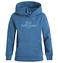 Peak Performance Original Hood - felpa con cappuccio - bambino, Blue