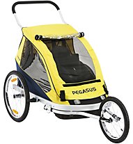 Pegasus Double - rimorchio bici, Light Yellow