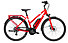 Pegasus Solero E8 Trap - bici da trekking elettrica - donna, Red