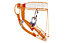 Petzl Altitude - imbrago basso, Orange/White