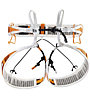 Petzl Fly - imbrago alpinismo, Orange/White
