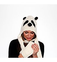 PinkYak Panda mit Schal, White