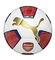 Puma Arsenal Fanwear Ball pallone da calcio, White/H. R. Red/Gold/E. Blue