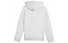 Puma Essential Script Metallic Jr - felpa con cappuccio - ragazza, White