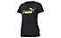 Puma Essentials-Metallic Logo Tee - T-Shirt - Damen, Black/Gold