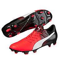 Puma evoPower 3.3 Tricks FG - scarpa da calcio terreni compatti, Red/Black