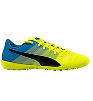 Puma EvoPower 4.3. TT - scarpe da calcio, Yellow/Black/Blue