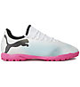 Puma Future 7 Play TT Jr - scarpe da calcio turf - ragazzo, White/Pink