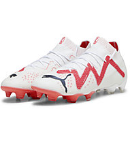 Puma Future Ultimate FG/AG - scarpe da calcio per terreni compatti/duri - uomo, White/Red
