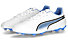 Puma King Match FG/AG - scarpe da calcio per terreni compatti/duri - uomo, White/Blue