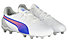 Puma King Pro FG/AG Jr - scarpe da calcio per terreni compatti/duri - ragazzo, White/Blue