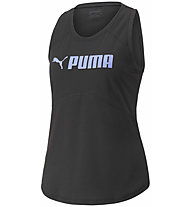 Puma W Fit Logo - Top - Damen, Black