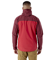 Rab Downpour Eco - giacca trekking - uomo, Red