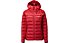 Rab Electron - giacca in piuma con cappuccio - donna, Red