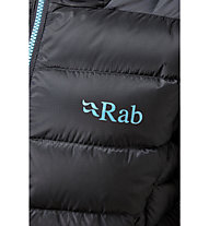 Rab Electron Pro - giacca piumino - donna, Dark Grey/Blue