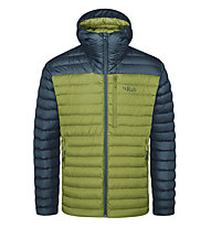 Rab Microlight Alpine - giacca piumino - uomo, Green/Blue