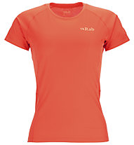 Rab Sonic Tee W - T-shirt - donna, Red