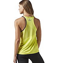 Reebok Cardio Slim Tank Damen Fitness Shirt, Yellow